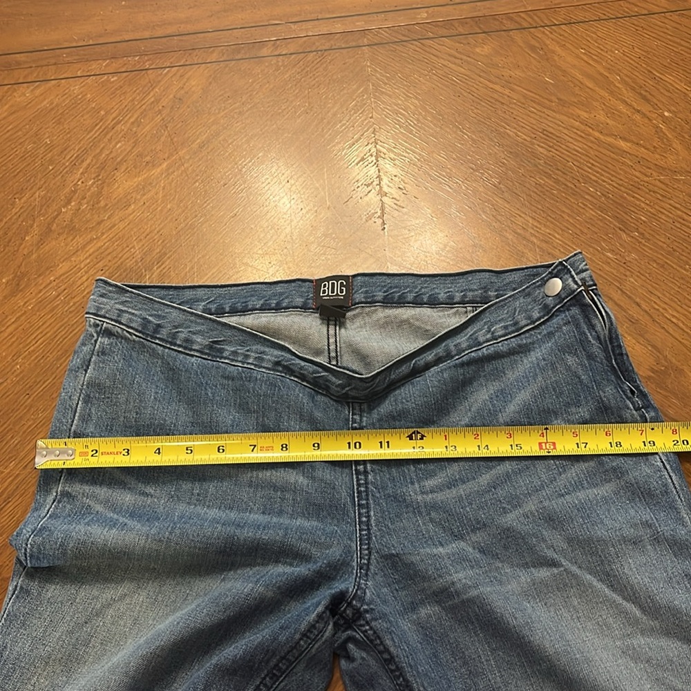 Y2K vintage low rise flat front bootcut jeans BDG Urban Outfitters 30 31” inseam - Picture 8 of 14